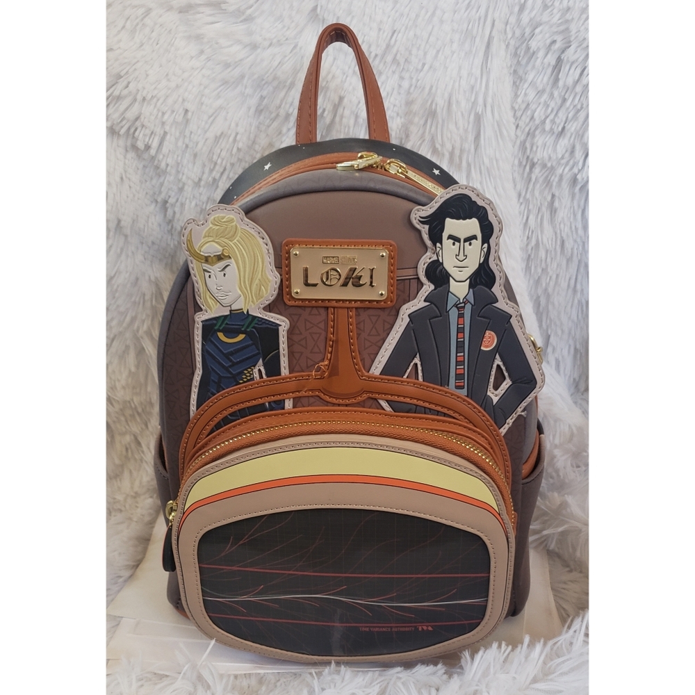 Loungefly Loki TVA Multiverse Lenticular Mini Backpack